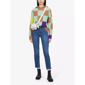 FRAME Le Sylvie straight-leg high-rise stretch-denim jeans